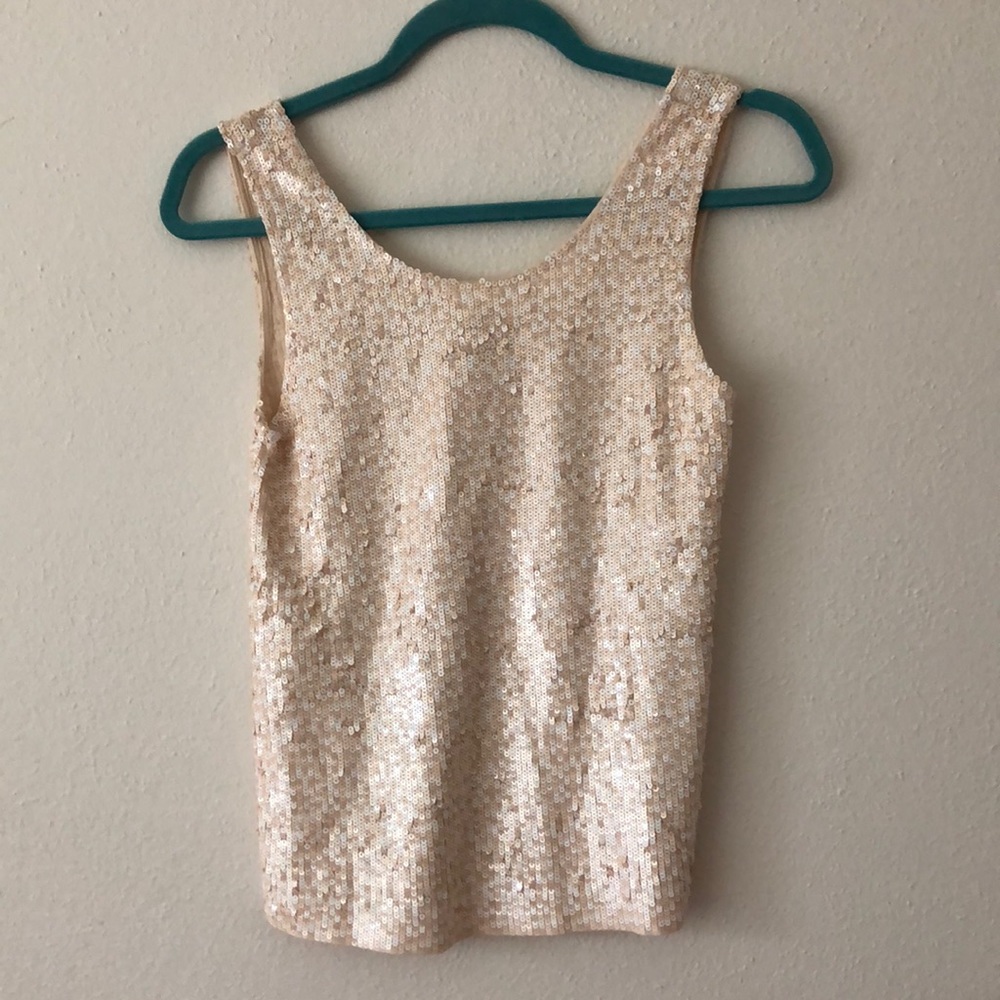 J Crew Sequin Tank Top